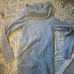 Cowl Neck Maternity Sweater Dress